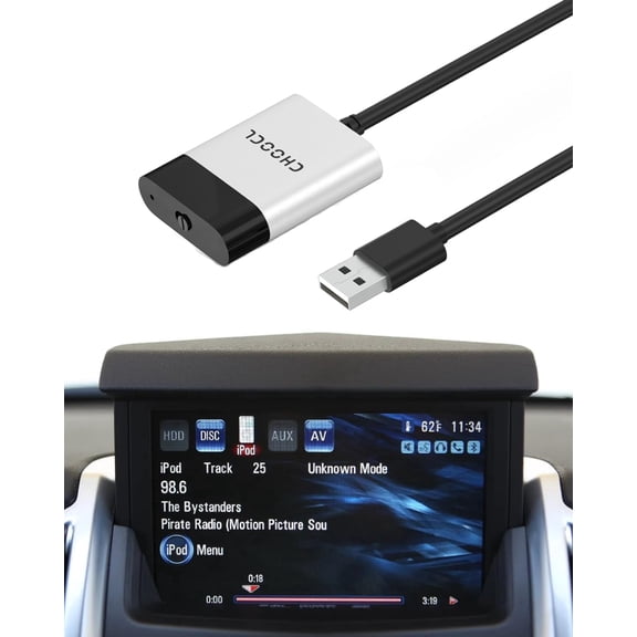 Car Bluetooth Adapter Compatible for 2008-2012 Cadillac CTS/CTSHigh-Resolution Audio Bluetooth Receiver iPod Music Sourse