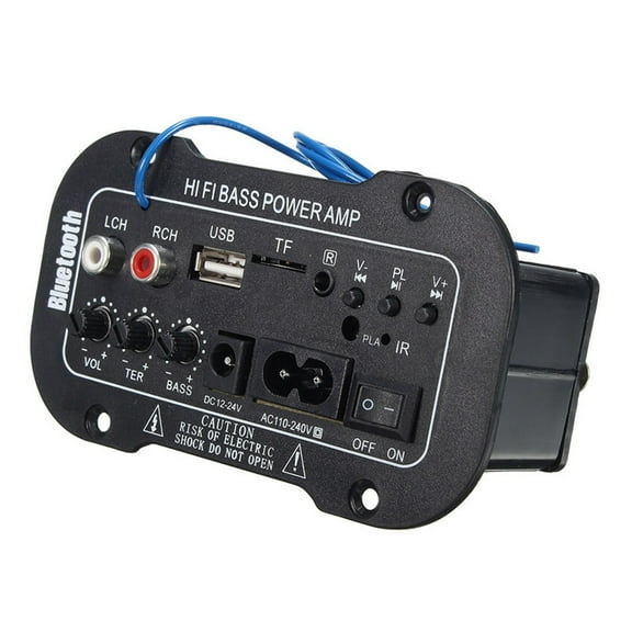 Car Bluetooth Amplificador Digital Processor Amplifier Board USB Dac FM Radio TF Player Subwoofer Amplifiers ,Small Footprint