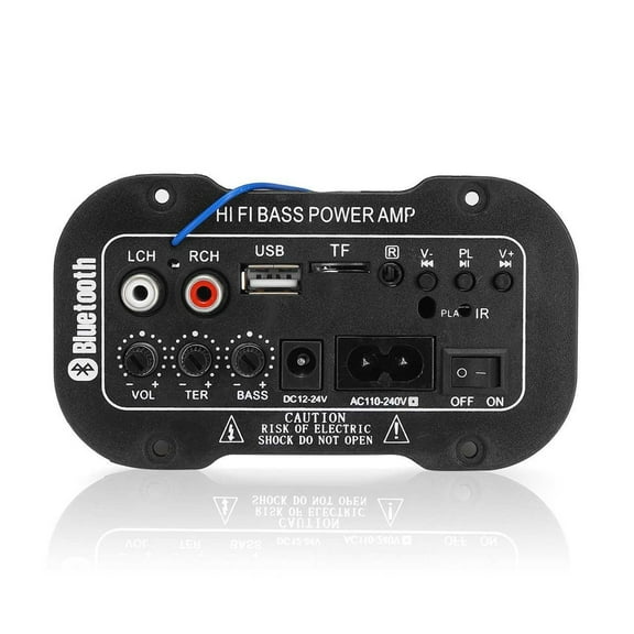 Car Bluetooth Amplifier Board Audio USB Dac FM Radio Amplificador TF Player Subwoofer Amplifiers Digital Audio Processor ,Easy to Operate
