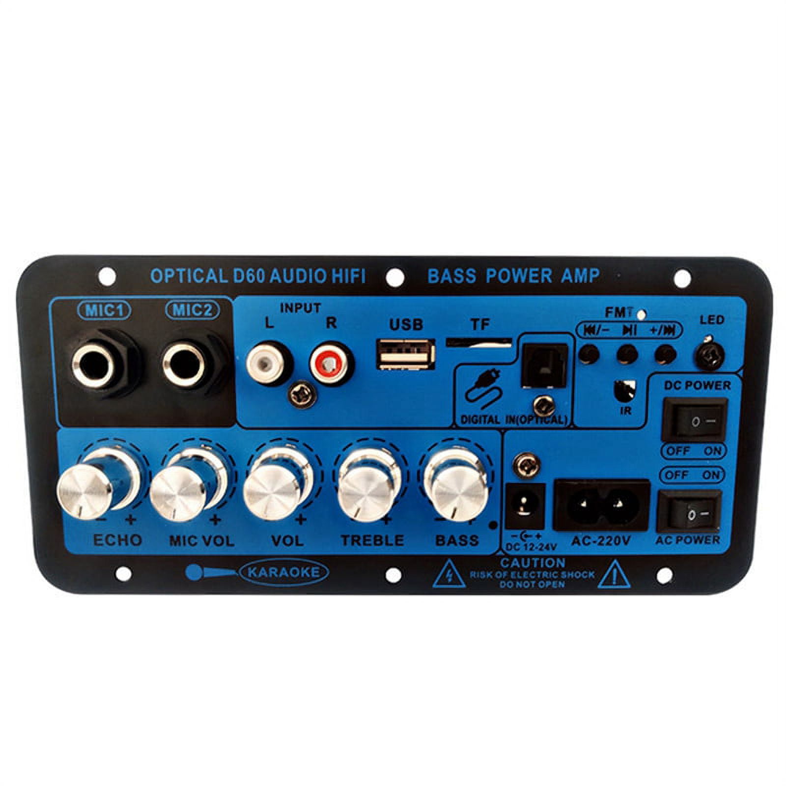 Car Bluetooth Digital Amplifier Board Dual Microphone Bluetooth 5.0