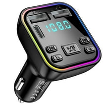 Car Bluetooth FM Transmitter Wireless Radio Adapter Car Kit MP3 Player, USB Car Charger, , Support U Disk/Hands Free Calling