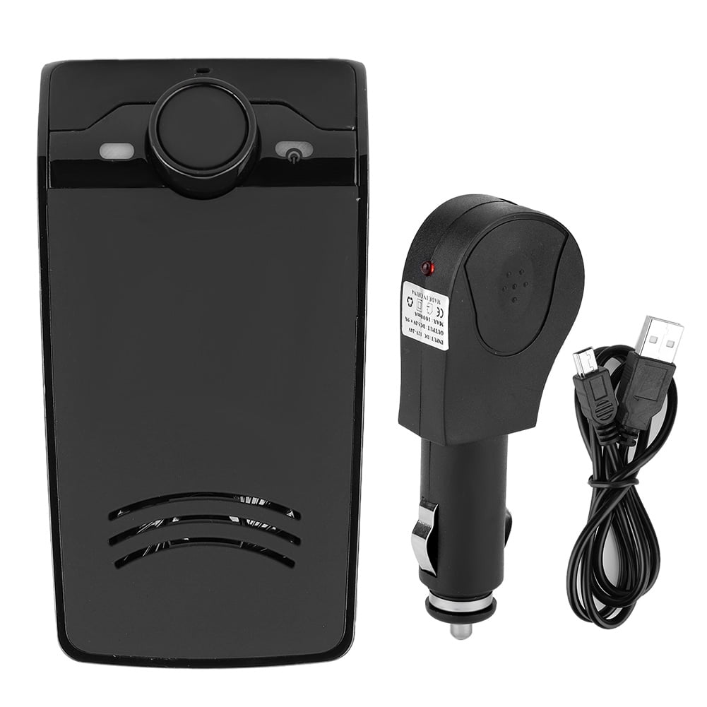 Car Bluetooth Handsfree Speakerphone Kit Sun Visor Clip Built In