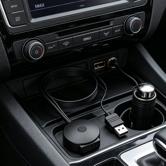 Car Bluetooth Receiver USB Flash Drive Plug Play for In-Car Audio Accessory YYUZH