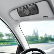 Car Bluetooth Speaker for Cell Phone, Portable Bluetooth Handsfree Car Kit Wireless in Car Speakerphone Music Player with Visor Clip, Supports Siri Google Assistant TF Card Playback