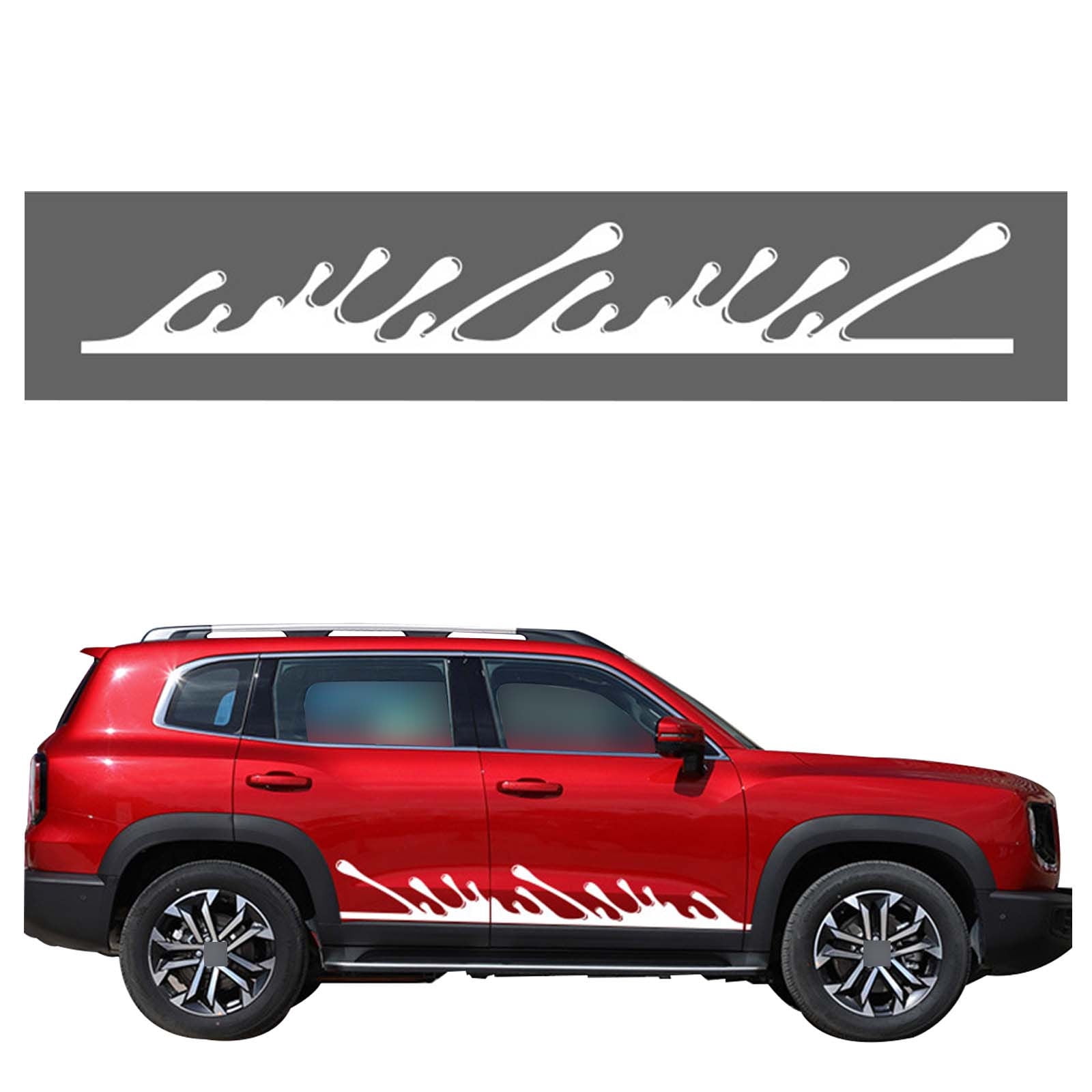 Dargo Country Sticker Car Body Decals, Car Stickers Fit For Haval DARGO, SUV Body Side ...
