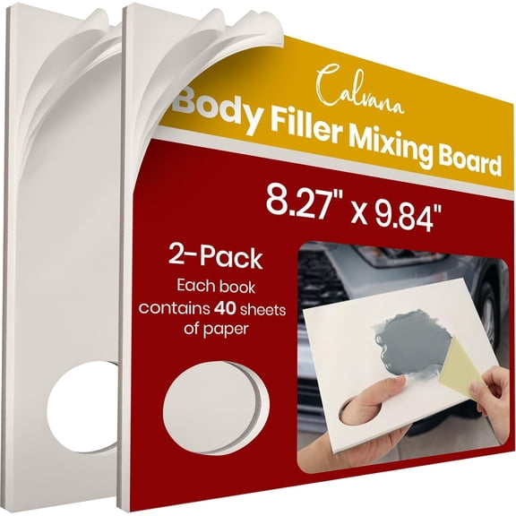 Car Body Filler Repair Kit, Includes Multi-Layered Disposable Paper
