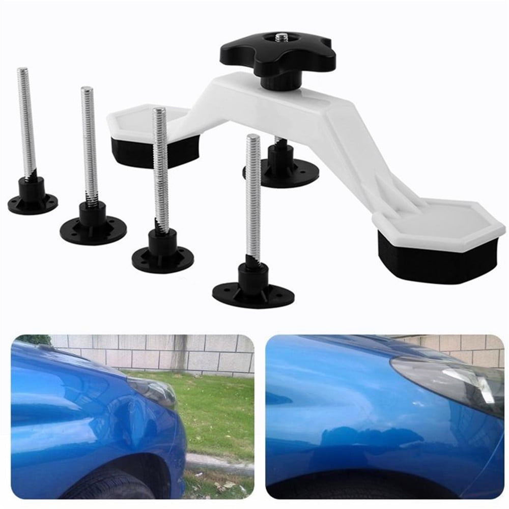 Car Paintless Body Dent Repair Tools Dent Repair Kit Car Dent Puller Tabs  Removal Body Damage Fix Tool With Mats Minor Dent Removal