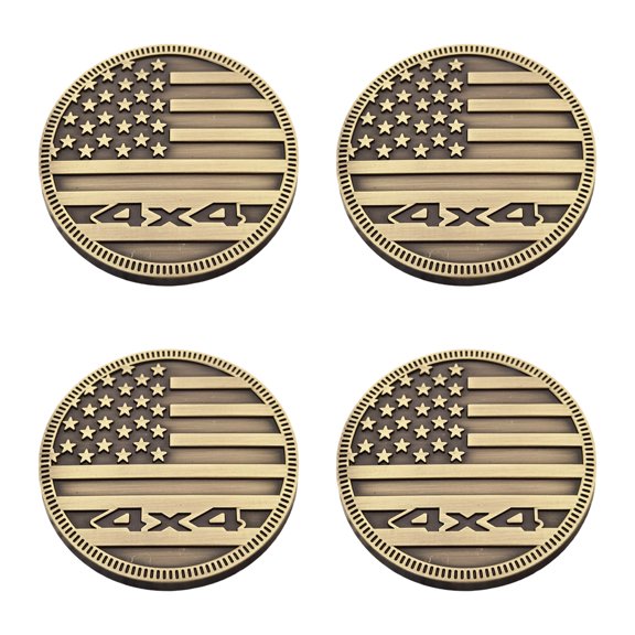 Car Body Rear Trunk Metal Badge Decoration Sticker Flag Emblems Decal 3D Emblems Badge