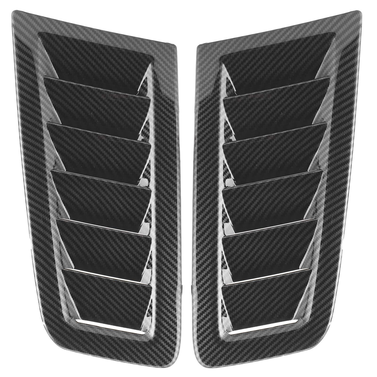 Car Bonnet Vents, 2 Pack ABS Plastic Auto Hood Vent Cover Universal ...
