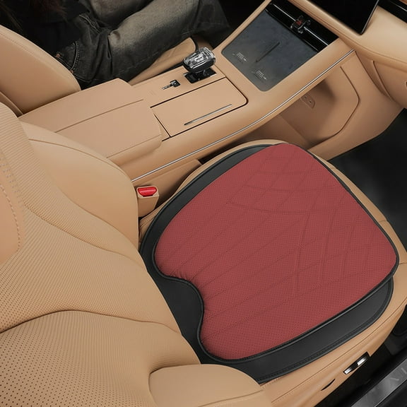 Car Booster Seat Cushion Height Adjustable Pad for Drivers Summer Breathable Non-Slip Design 18x18x2in