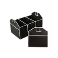 thumbnail image 1 of Car Boot Compartmental Organizer 50x33x32 cm,Car Trunk Organizer, Portable Foldable Waterproof Auto Storage Bag with 3 Compartments, Collapsible Cargo Trunk Groceries Organizer, 1 of 5