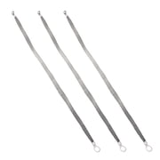 Car Braided Ground Straps Ground Wire Strap Universal Durable Copper 3pcs Silver Tone