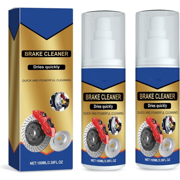 Car Brake Cleaner Spray, Brake Disc and Parts Cleaner (2 Pcs)