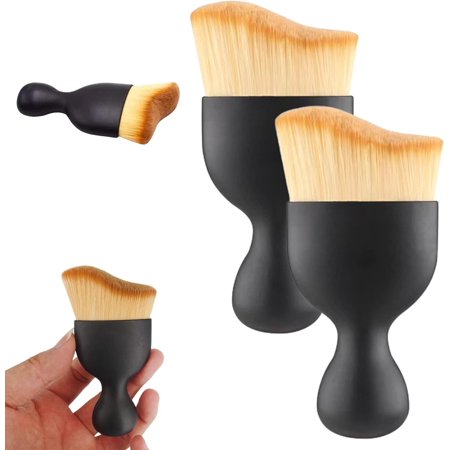 Car Brush, 2/3/4 Pcs Zabernim Car Interior Cleaning Tool, Soft Bristles Detailing Brush Dusting Tool (2Pcs)