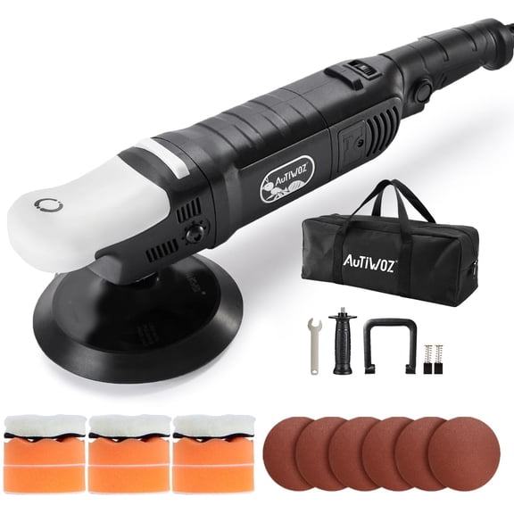 Autiwoz 1PC 6-Inch Rotary Polisher, 1000-3800 RPM, 6 Variable Speeds Power Tool Polishers