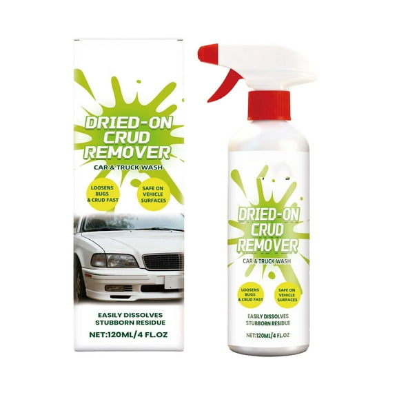Car Bug & Tar Remover Spray, Safe For Paint & Glass, Easy To Use, Quick Clean, 120Ml Bottle, Travel Size