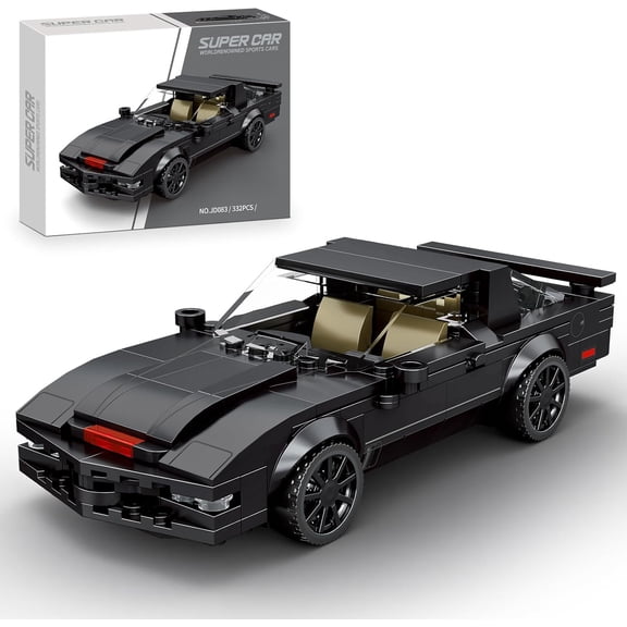 Car Building Set, Vintage Racing Car Decor Model Kit, Cool Sports Cars Toys Gifts for Adults Teens Age 14+ (332 Pieces)