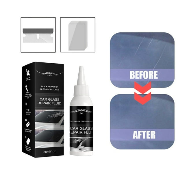 Car Bumper Glue Clear Car Windshield Crack Kit Glass Crack Scratch