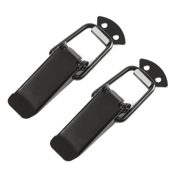 Car Bumper Hook Lock Clips set Universal Car Bumper Trunk Quick Release Fastener for Bumper Fenders- Trunk Metal