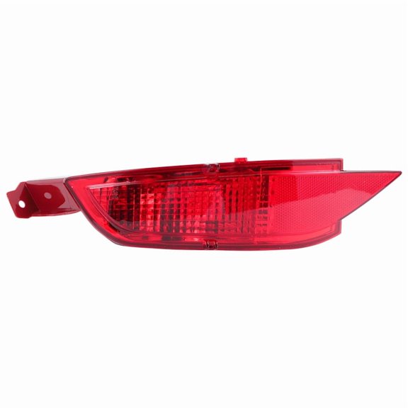 Car Bumper Left Taillight Fog Light Brake Light For Fiesta Mk7 2008-2012,1x Light (Bulb is not included),Red