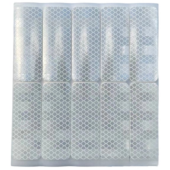 Car Bumper Reflective Stickers Reflective Warning Strips Tape Safety Reflective Stickers Decals Safety Warning B