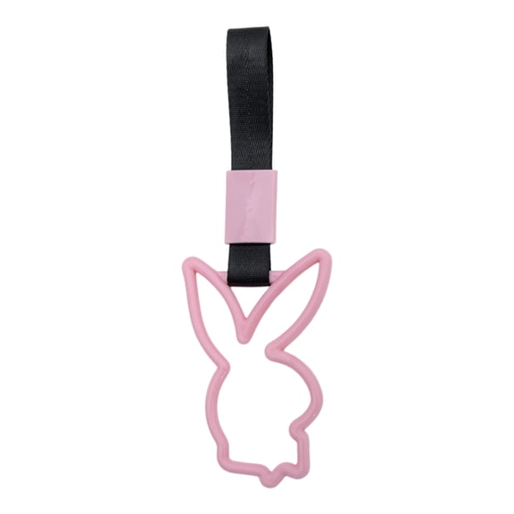 Car Bumper Tow Strap with Reflective, Rabbits Racing Recovery Strap for Vehicle Towing