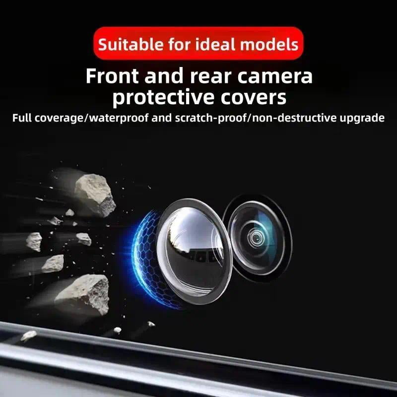 Car Camera Lens Cover 360 Degree View Rear View Mirror Protector for ...