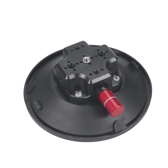 Car Camera Suction Cup Camera Suction Stand 4.5icnh Hand Pump Vacuum Car Suction Cup 1/4" 3/8" ARRI Locating Hole Camera Stabilizer Bracket For Action Cameras, DSLR Cameras