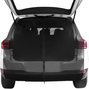 Car Camping Tailgate Mesh Screen for SUV, Magnetic Car Tailgate Mosquito Net with Zipper, Universal SUV/MPV Tailgate Back Door Mosquito Net Car Camping Essentials (58" L x 57" H, Black)
