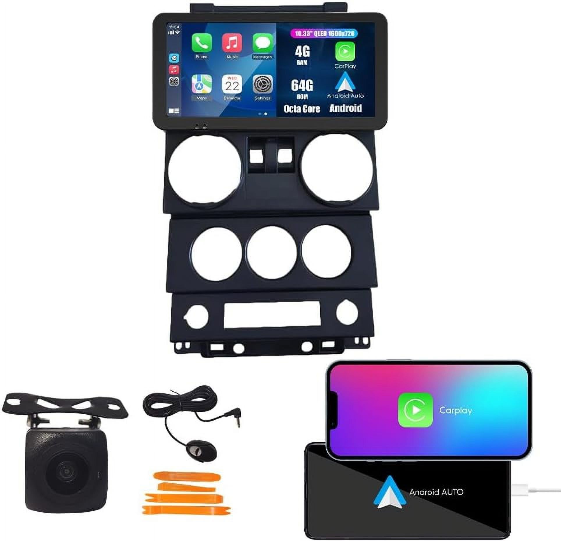 9" Android Car Stereo For Kia Carnival/Sedona 2014-2020 - Wireless CarPlay & Android Auto, 2GB RAM 32GB ROM, Backup Camera