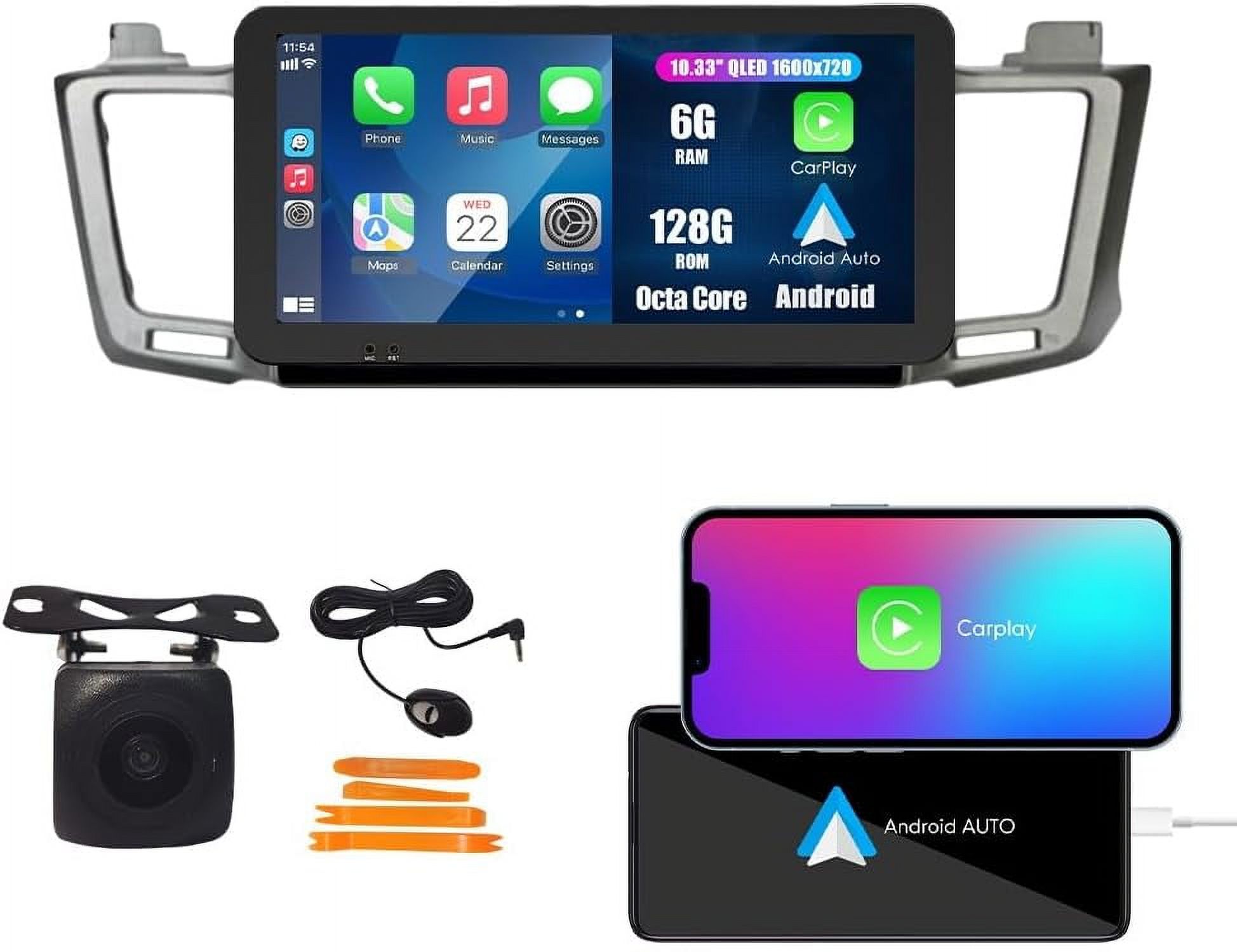 WOSTOKE Android Car Stereo With CarPlay & Android Auto For Suzuki Vitara 2015-2019 | 9" Touchscreen, GPS, Reverse Camera, 2GB+32GB