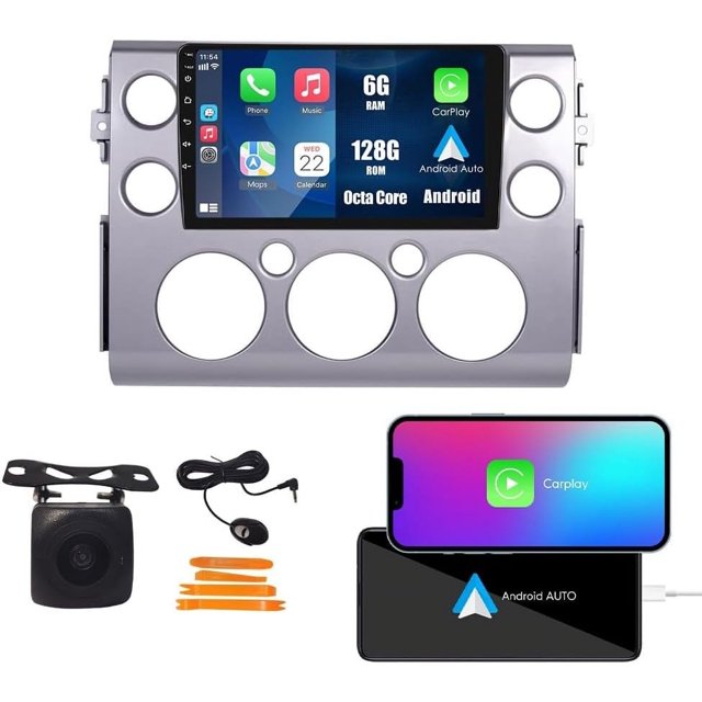 Car CarPlay Android Auto Navigation Stereo GPS Radio Reverse Camera