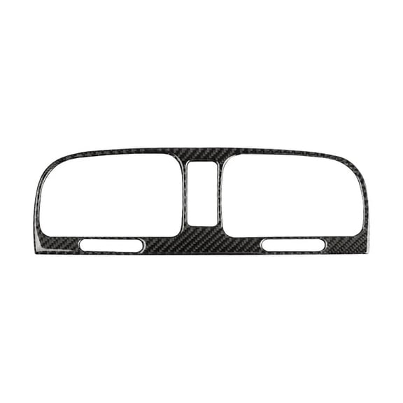 Car Carbon Fiber Central Control Air Outlet Sticker for VW Golf 6 R MK6 08-12 Self-adhesive High Temperature Resistance Films