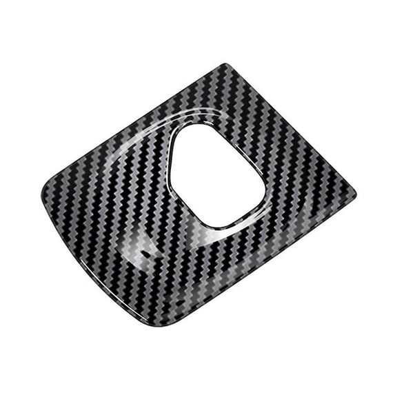Car Carbon Fiber Central Control Gear Shift Panel Cover Trim Decal Interior Modification For Aqua 2