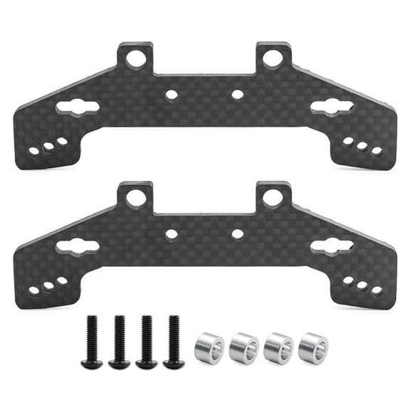 Car Carbon Fiber Damper Support Plate Shock Absorbers Structure For Competitive 1/10 Scale Models