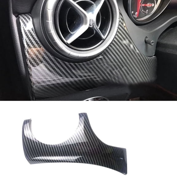 Car Carbon Fiber Dashboard Driver Side Decoraion Cover for GLA CLA A-Class A200 A220 2015 2016 2017