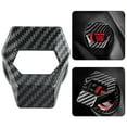 thumbnail image 1 of Car Carbon Fiber Engine Start Stop Push Button Switch Cover Trim Accessories, 1 of 10