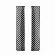 Car Carbon Fiber Middle Door Button Frame Trim Sticker Interior Accessories For Toyota Alphard/Vellfire 40 Series 2023+