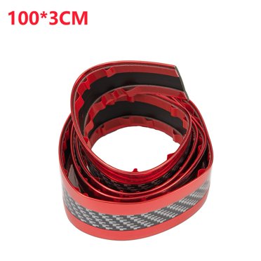 Xtreme Trux Carbon Fiber Red Door Sill Edge Guard Cover Set For Ford F150 SVT Raptor