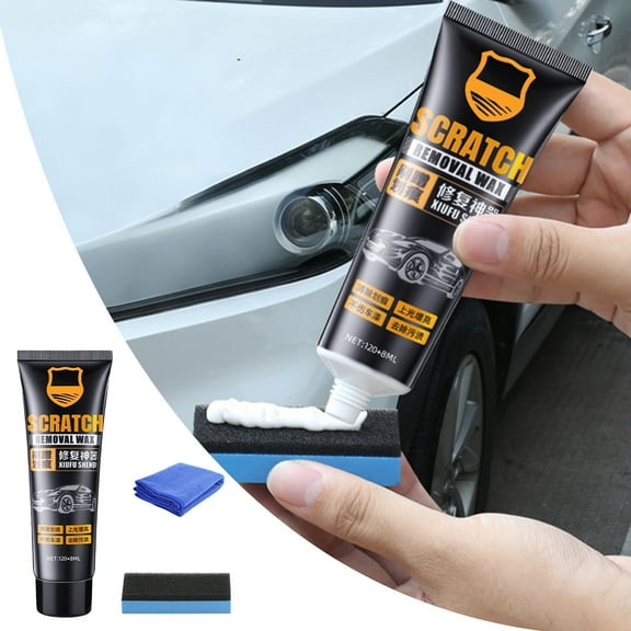 Car Care & Cleaning Vehicle Scratch Remover 2025 Car Scratch Paste with Cloth and Sponge Car Wax Scratch Remover Wax Polish for All Vehicles