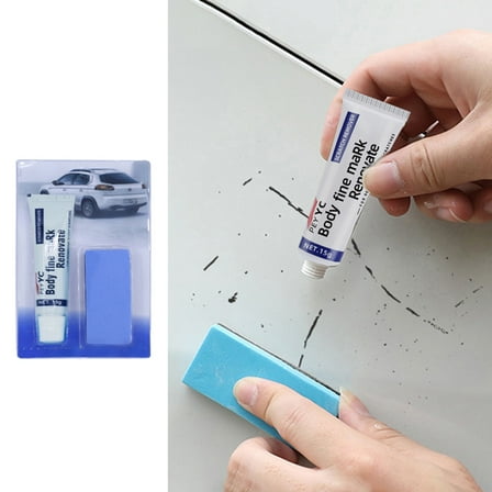 Car Care & Cleaning Vehicle Scratch Remover - 2025 Car Scratch Paste with Sponge Wax Polish for All Vehicles Scratch Solution