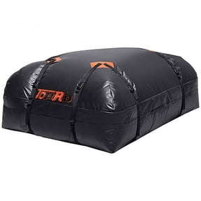 Car Cargo Roof Top Carrier Bag Rack Storage Luggage Car Rooftop Travel Removable Waterproof Universal for SUV Van Bus (44x34x17 inch)