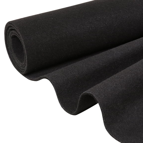 Car Carpet Replacement Sub Woofer Enclosure/Box Trunk Liner Upholstery Floor Rug Black 78" x 65"