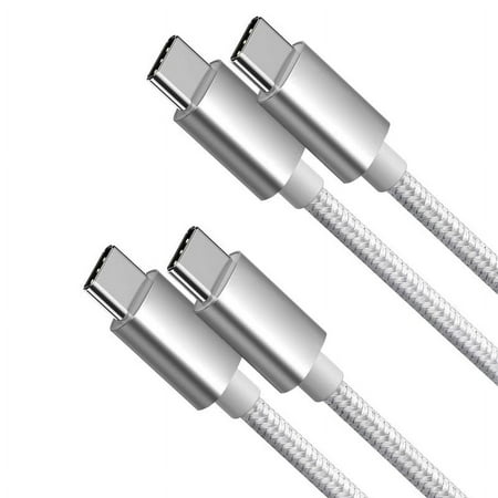 Car Carplay Cable for iPhone 15/16e/16 Pro Max/Plus Cable 2Pack USB C to USB C for CarPlay USBC Cord, iPad Pro/Air, Samsung, Pixel, Android Accessories Charging Wire Type-C Car Charger Cord 6FT White