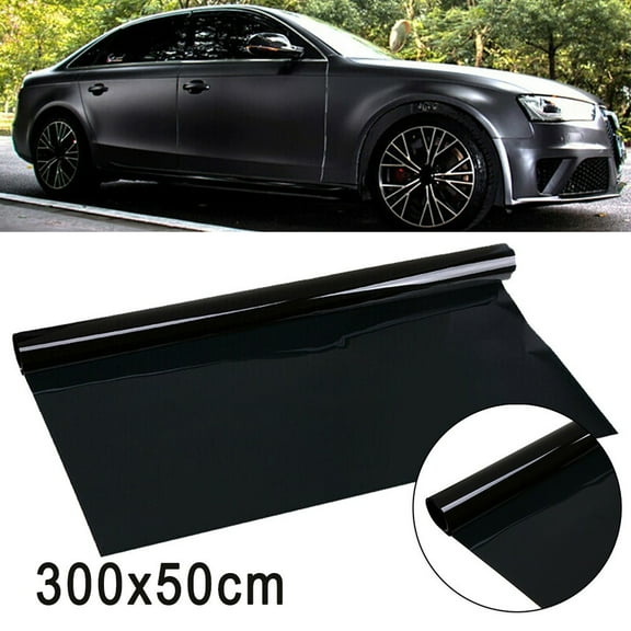 Car Casement Tint Limo Dark 1% VLT 20\" In x 10\' Feet Uncut Roll Auto FILM