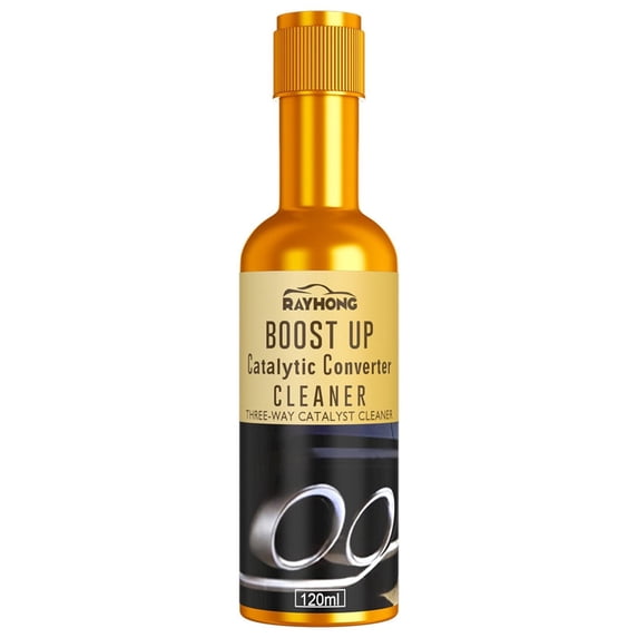 Car Catalytic Converter Cleaner, 120ml Automotive Cleaning Agent for Carbon Deposit Removal and Engine Performance, Fuel Additive System Cleaner Revitalizant
