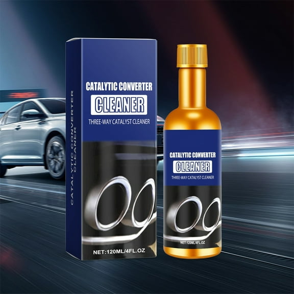 Car Catalytic Converter Cleaner, Engine Carbon Deposit Remover For Fuel System, 3-Way Catalyst Maintenance, 120Ml Capacity, For Car Truck Motorcycle