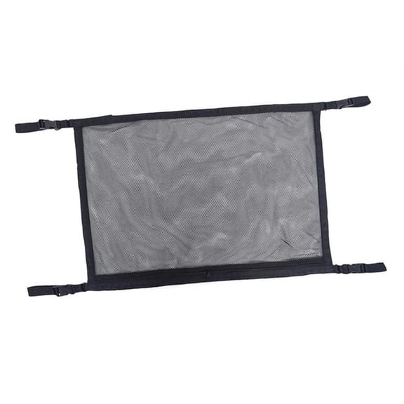 Car Ceiling Cargo Net Car Overhead Storage Net Double Layer Durable Versatile Large Capacity for Storing Tents, Quilts, Toys and Sundries 80x54cm