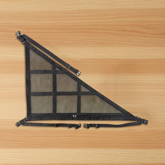 Car Ceiling Cargo Net Pocket - 27.5x19.6in Auto Interior Cargo Net with Zip Seal, Double-Layer Mesh Strengthen Load Bearing
