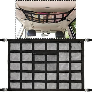 Car Ceiling Cargo Net Pocket,Strengthen Load-Bearing Adjustable